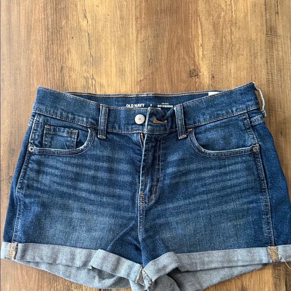 Old Navy Women's Dark Blue Jean Shorts